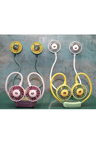 Kuromi Şarjlı Boyun Fanı Vantilatör 2 Kademeli Alk2690