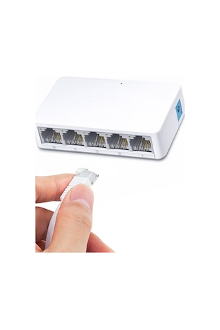 5 Port Ethernet Çoğaltıcı Switch 5 Port 10/100 Mbps Ev Ofis Ethernet Çoğaltıcı Mini Switch