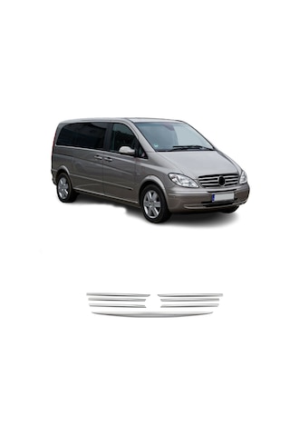 Mercedes Viano Krom Ön Panjur 7Prç 2004-2010 Arası P.Çelik