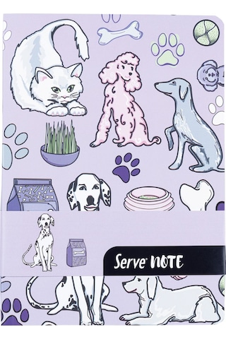 Serve Set- Defter, Serve Deep Uclu Kalem, Silgi Lavanta