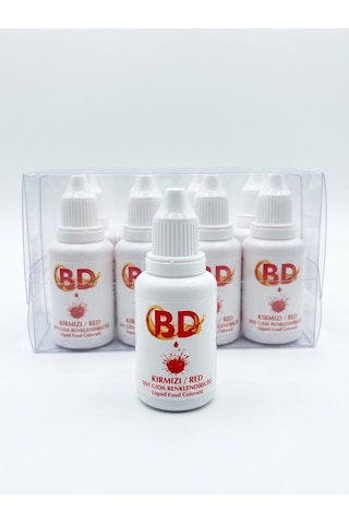 Bd Sıvı Gıda Renklendiricisi Kırmızı 20 Ml