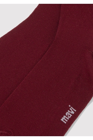 Mavi - Bordo Soket Çorap 1913545-30840 Bordo