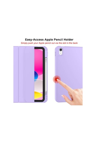 Apple Uyumlu iPad Air 4/5. Nesil 10.9" Kılıf Pen Charge Kalem Bölmeli 10.nesil Değildir Kılıf