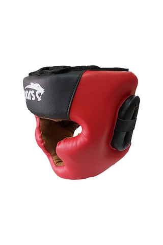 Parsspor Pars Protec Tam Koruyucu Kapalı Antrenman Kaskı Siyah-Kırmızı