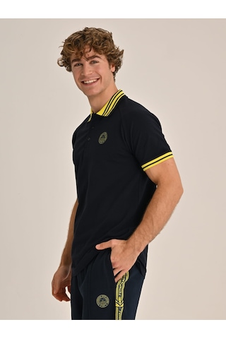 Fenerbahçe Erkek Trıbun Tek Renk Logolu Polo Fb Laci Yeni