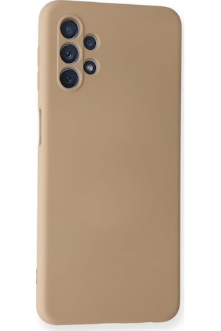 Cosmotex Newface Samsung Galaxy Uyumlu A32 5g Kılıf Nano İçi Kadife Silikon - Bej