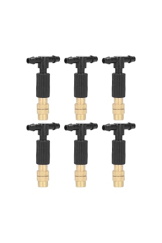 Shineyee 10 Adet Bahçe Sulama Sistemi: Bakır+plastik Halka Buharlayıcı, Üç Yollu Bağlantı, Otomatik Bitki Sulama, Çim Ve Bitkiler İçin