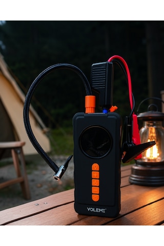 4 İşlevli Akü Takviye Cihazı 10000mah 250 Psı Kompresör Uczzvm726-1 Diğer