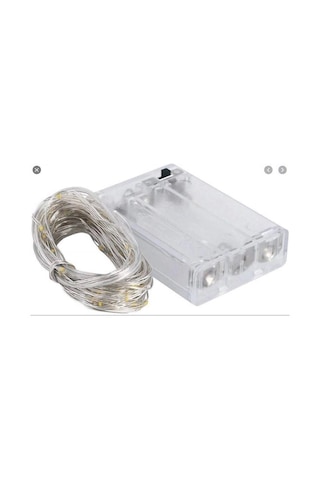 Süsleme Ledi 3 Mt Beyaz Pilli Peri Led 3 Ad Aa