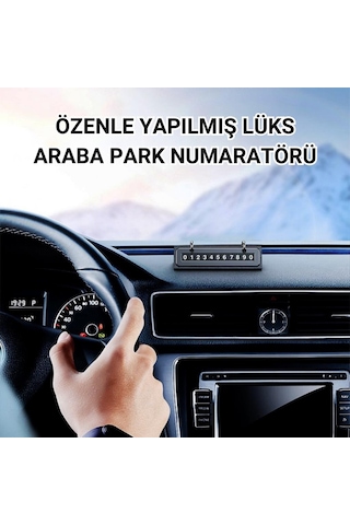 Coofbe Premıum Gizlenebilir Araç Park Telefon Numaratörü Geçici Park Numaratör Plakalık Araç Geçici Park İçin Telefon Numaratörü 1 Adet