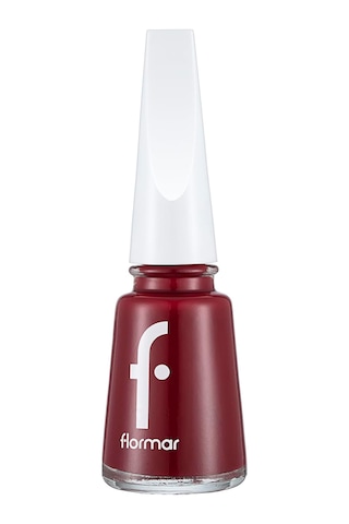 Flormar Klasik Parlak Bitişli Yüksek Pigmentli Oje - Nail Enamel -416 Straıght Red New- 8682536036047 0
