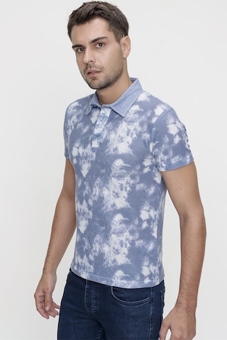 Efor Ts 798 Slim Fit Mavi Spor T-shirt Mavi