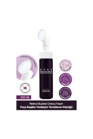 Lebelage Temizleme Aparatlı Retinol Temizleme Köpüğü Lebelage Retinol Bubble Chewy Foam