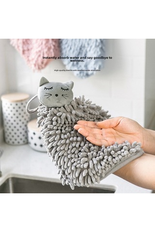 Hombey Yeşil 40x17 Snowman Desenli Kalın Yıkama Torbası - Mutfak/banyo El Kurutma Havlusu Toptan Satış Yeşil