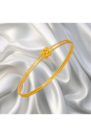 Leva Gold 22 Ayar Kalemli Aşk Düğümü Bilezik 15 Gr