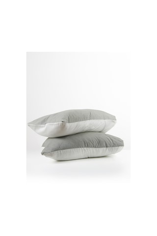Kapitoneli Yastık Kılıfı 2 Adet 50x70 Cm Haki