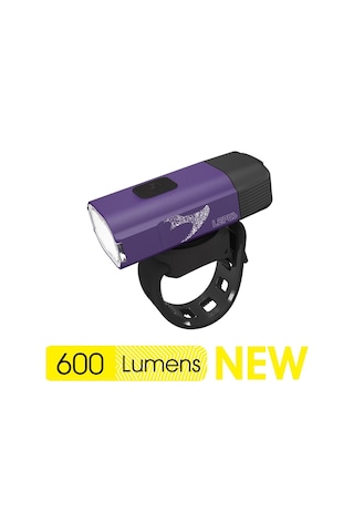 Moon Lepus 600 Lümen Usb Bisiklet Ön Lambası Mor 988435 Siyah
