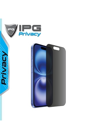 Apple Uyumlu   iPhone 16 Ipg Privacy, Hayalet Ekran Koruma Gizlilik Filtr