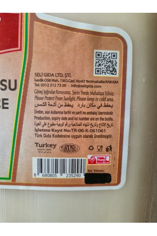 Sarımsak Sosu 2,5 Kg