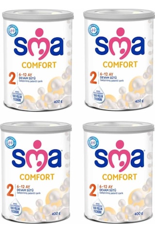 Sma Comfort 2 Devam Sütü 6-12 Ay 4 x 400 G