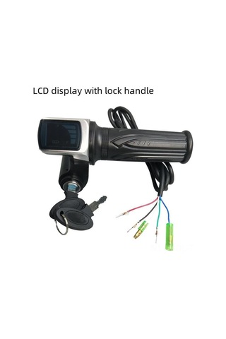 Padalink 36v Elektrikli Araç Lcd Hız Kontrol Cihazı: Akü Göstergeli, Kilitleme Fonksiyonlu Gaz Tutucu