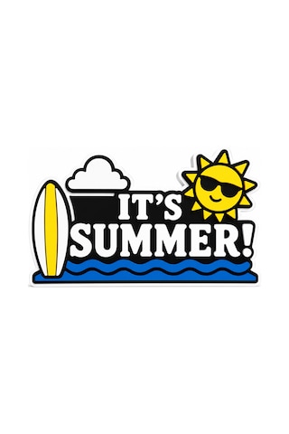 Summer Time Dekoratif Masa Ve Raf Süsü Yaz Temalı Dekor Tropikal Ev Ve Ofis Süsü
