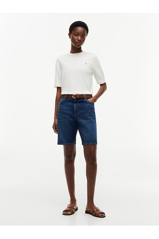 Tommy Hilfiger Cotton Jersey Fıne C-nk Ss Swt Kadın Sarı Kazak - Ww0ww49705