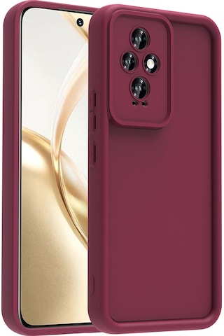 Honor 200 Uyumlu Kılıf Kamera Korumalı Sys Ananas Kapak - Mürdüm Mürdüm