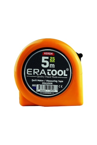 Şerit Metre 5 25mm - Sarı Era12528 Kerem Eratool