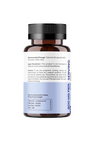 Gotu Kola, Brahmi Bacopa Monnieri, Katkısız 400 Mg,60 Kapsül