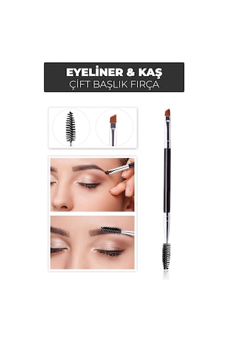 Çift Başlıklı Eyeliner Ve Kaş Fırçası Kolay Uygulama Ve Mükemmel Sonuçlar