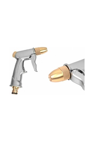 Samdoo Alaşımlı Bahçe Ve Araç Yıkama Püskürtme Nozulu, 3/4" Hızlı Bağlantı İle Su Ayarlı