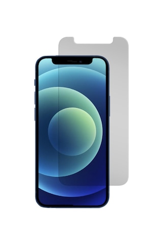 Apple iPhone Uyumlu 12 Şeffaf Silikon Premium Kılıf + Kırılmaz Ekran Koruyucu Temperli Cam