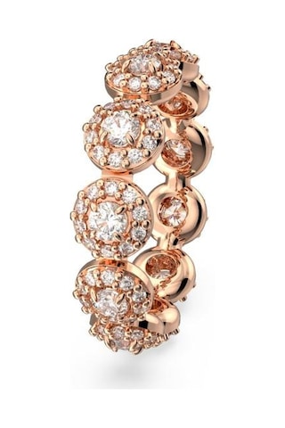 5636274 Swarovski Yüzük Constella:Rıng Band Whıte/Ros 55 Çok Renkli