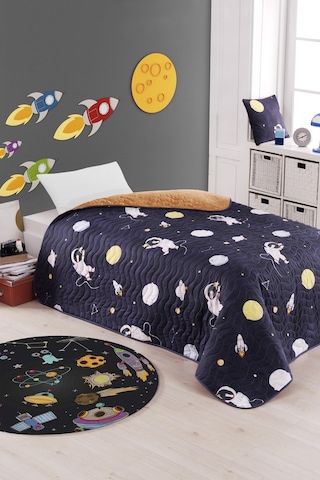 Çok Amaçlı Örtü Tek Kişilik Astron Lacivert