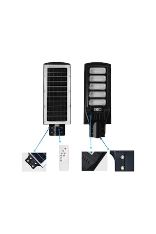 250watt Solar Güneş Enerjili Bahçe Ve Sokak Lambası