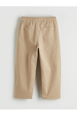 Lc Waikiki Bej Beli Lastikli Erkek Çocuk Gabardin Pantolon