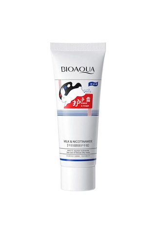 Bioaqua Süt ve Nicotinamide Leke Karşıtı Aydınlatıcı El Kremi 40 G