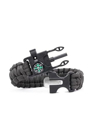 Çok Fonksiyonlu Paracord Bileklik Out-4310 Açık Sarı