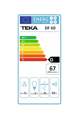 Teka DF 60 Piramit Davlumbaz 60 CM