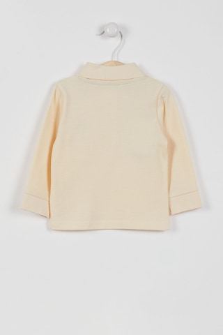 U.S. Polo Assn. U.S. Polo Assn Lisanslı Classic Fildişi Bebek Uzun Kol Yakalı Sweatshirt Fildişi