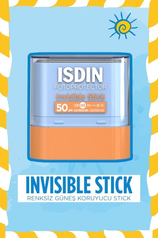 Fotoprotector Invisible Stick Spf50 10 G