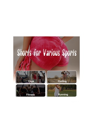 Reedark Yüksek Belli Nefes Alabilen Yoga Şortu - Yan Bağcıklı, Karın Kontrolü Sağlar, Koşu Ve Spor İçin Koyu Mavi