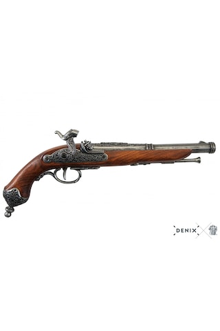 Denix Duello Set Pistol 1825 İtaly Koleksiyon Obje 39cm Teşhir Ürün