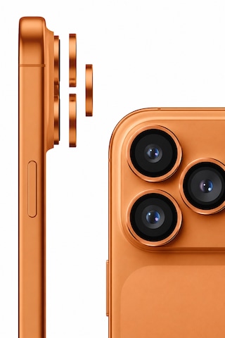 Apple iPhone 17 Pro / 17 Pro Max Uyumlu Kamera Lens Koruyucu Kozmik Turuncu