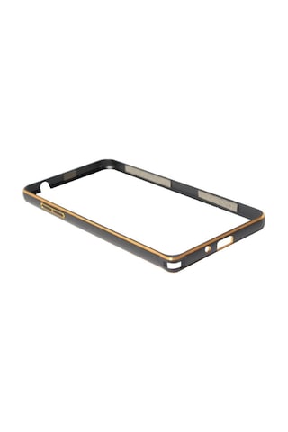 Samsung Uyumlu Galaxy E5 Metal Çerçeve Kilif Bumber 161600956 - Renk / Gold