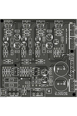 2.1 Kanal Stereo Amfi Devresi Tda2030 Ve Tda2050