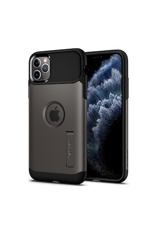 Apple Uyumlu iPhone 11 Pro Max Kılıf, Spigen Slim Armor
