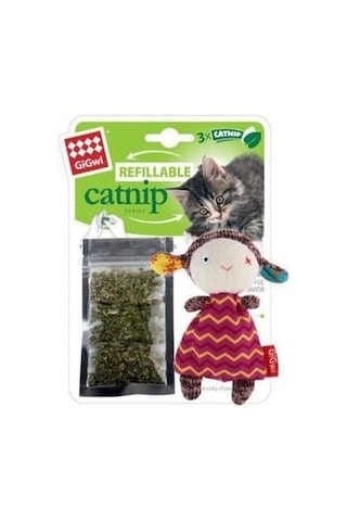 Gigwi Catnipli Kuzu Peluş Kedi Oyuncagı 12cm