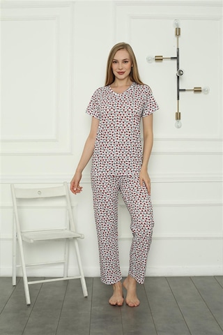 Akbeniz Anne Kız Aile Penye Pijama Takım Ayrı Ayrı Satılır. Fiyatları Farklıdır 50119 - L Beyaz
